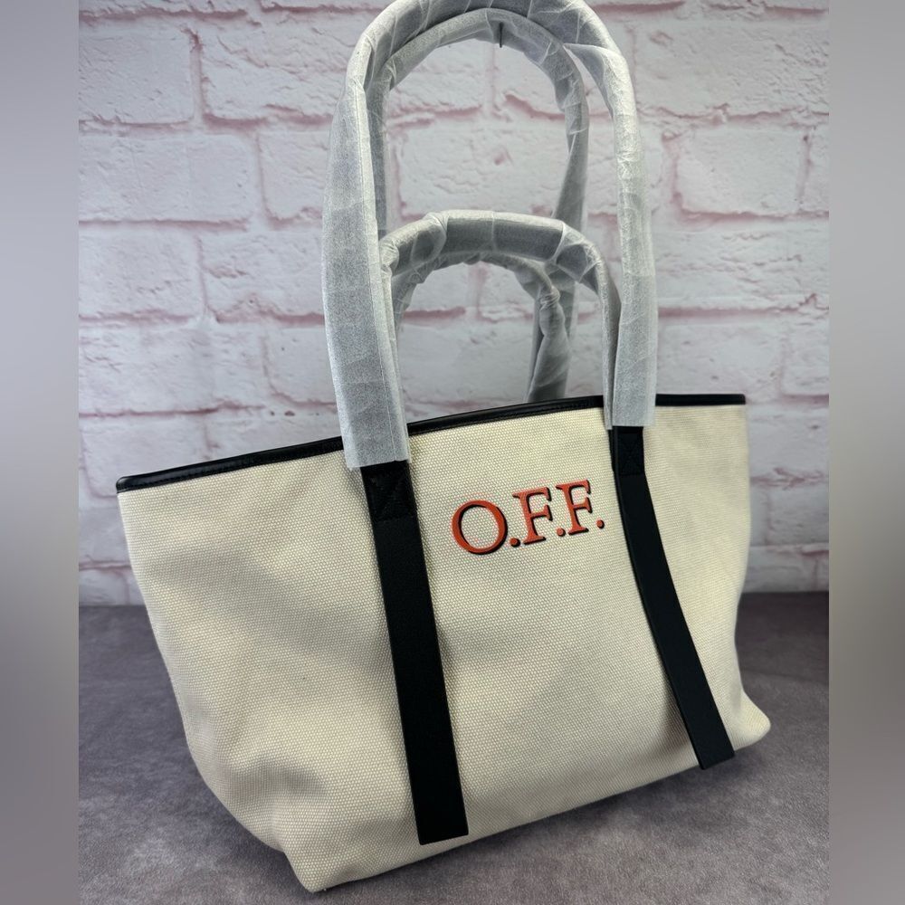 Off-White c/o Virgil Abloh Small Canvas Commercial Tote